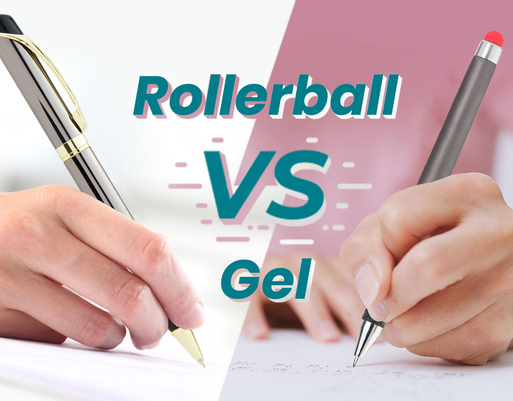 ballpoint pen rollerball pen difference