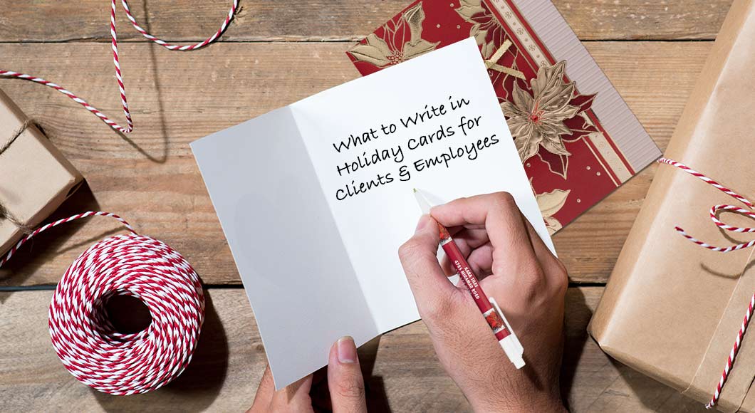 What To Write In Holiday Cards For Clients Employees National Pen