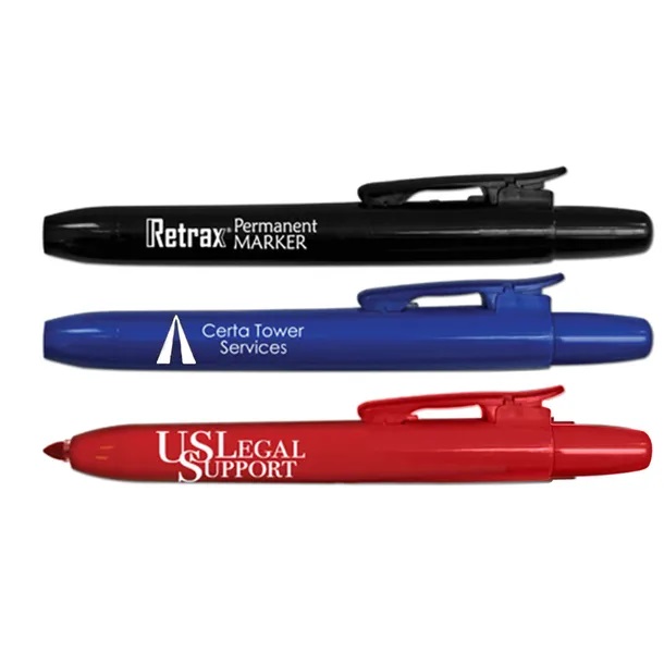 Promotional Sharpie Retractable Fine Point Marker, Customized Markers